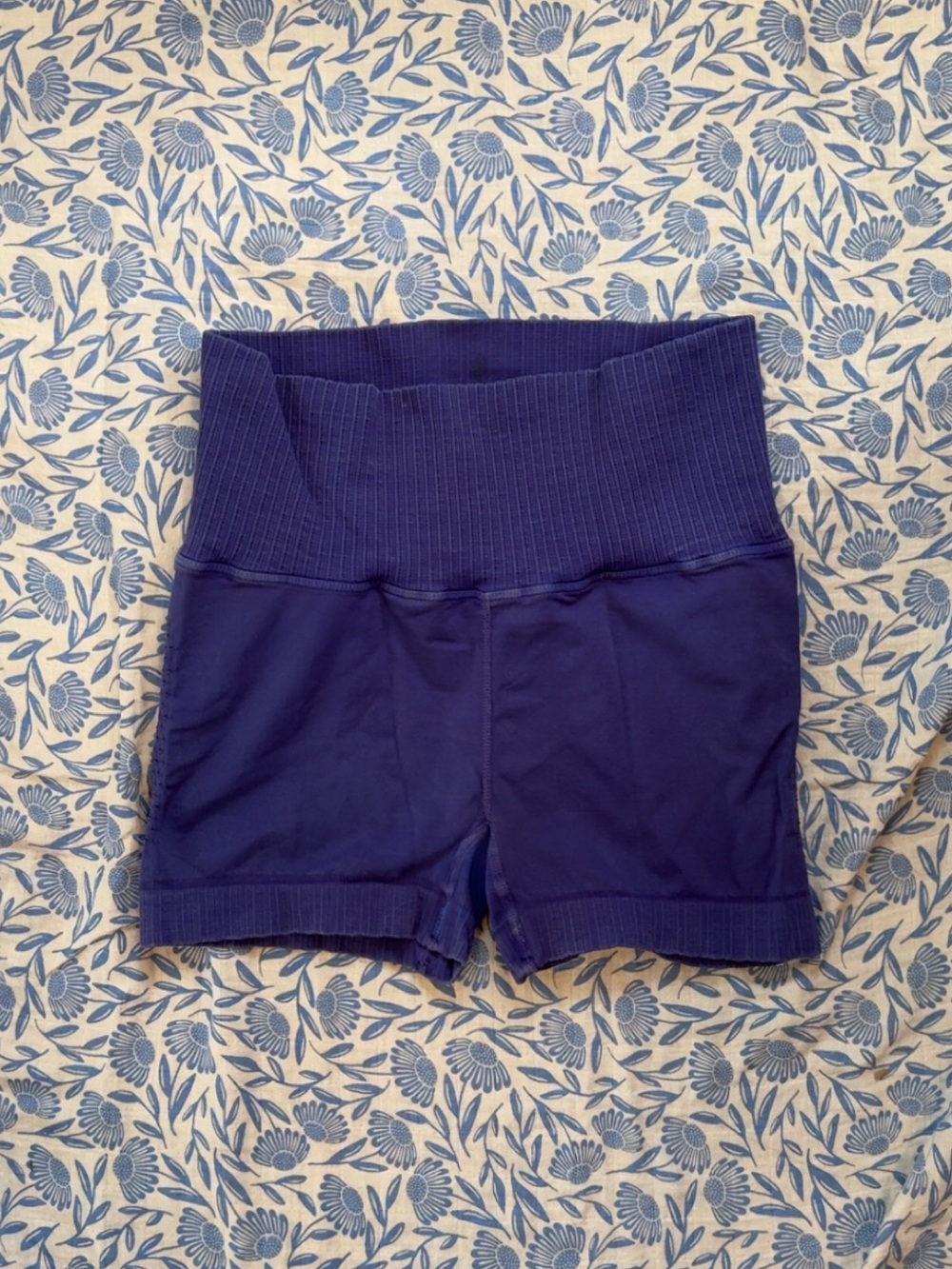 FP Movement High-Waist Spandex Shorts in Purple